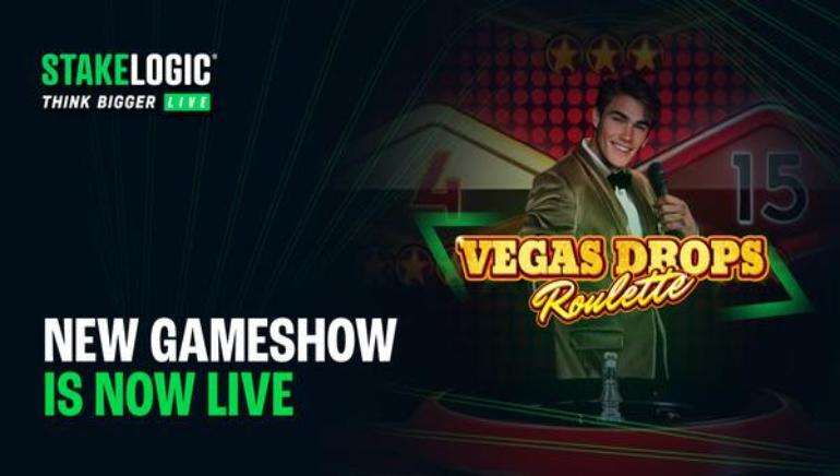 شركة Stakelogic تُضفي لمسةً من الإثارة على تجربة ألعاب الكازينو المباشر في لعبة الروليت Vegas Drops Roulette