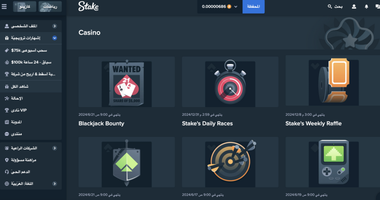 Stake Casino Arabic Bonus