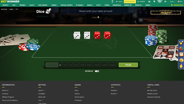 BetWinner Casino لقطة الشاشة 5