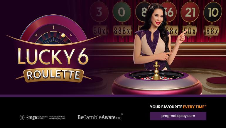 لعبة الروليت Lucky 6 Roulette: إضافة جديدة إلى مكتبة ألعاب الكازينو المباشرة من Pragmatic Play